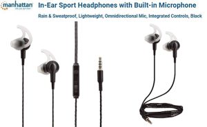 Manhattan In Ear Sport Headphones with MIC