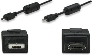 Manhattan Micro USB B male to USB Micro A male 1.8M