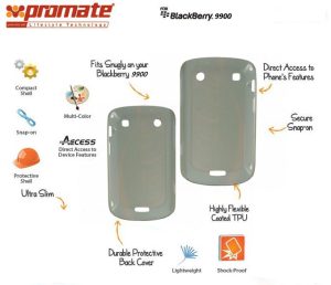 Promate B.Shell BlackBerry 9900 Colour:Grey