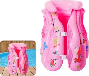 Casey Kids Medium Inflatable Swimming Vest Pink