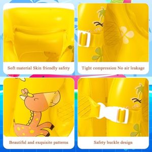 Casey Kids Small Inflatable Swimming Vest Yellow