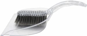 Casey Handheld Clear Dustpan And Brust Set