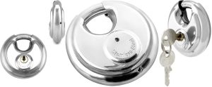 Noble 60mm Stainless Steel Disc Padlock