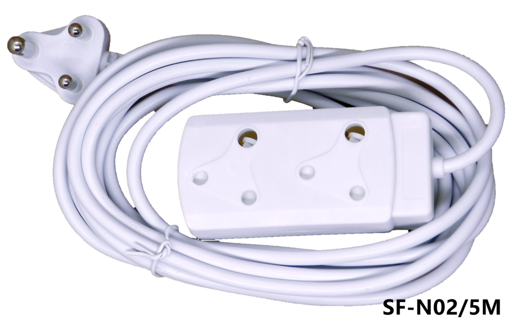 Noble Safy 5m Multi Plug Coupler Extension Cord Lead With