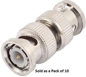 Securnix RG59 In Line Male To Male Barrel Connecto