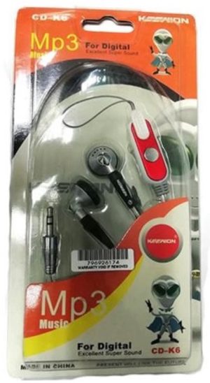 Geeko Silver And Black In-Ear Earphones