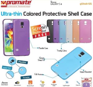 Promate Purple Gshell S5 Ultra-thin Colored