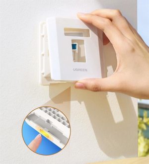 uGreen Dual Wall Socket internet LAN and Telephone