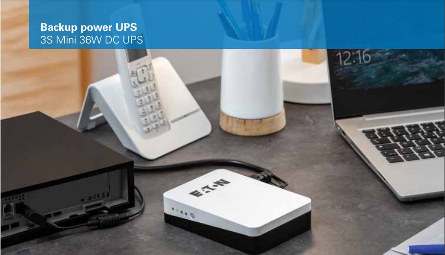 Eaton 3SM36 Mini UPS, Retail Box , 1 year Limited Warranty