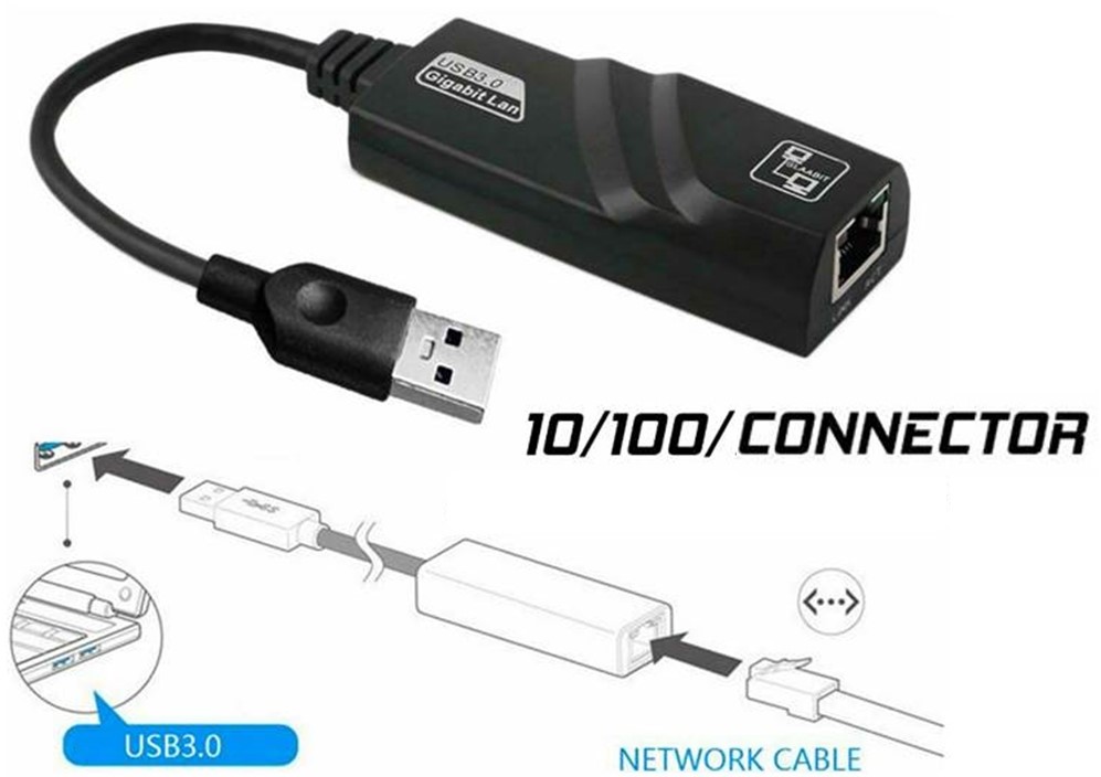 NetiX USB 3.0 To RJ45 Ethernet LAN RJ45 10