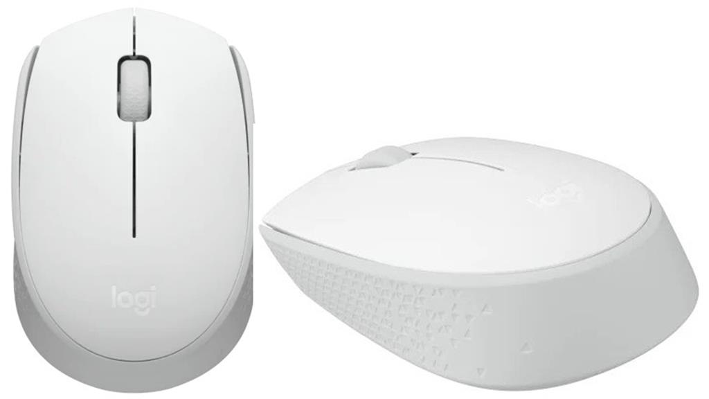 Logitech M171 Optical Wireless Office Mouse - Off White
