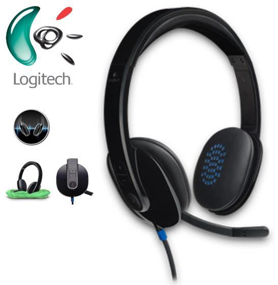 Logitech H540 USB Computer Headset with Noise
