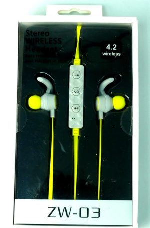 Geeko Wireless Bluetooth Earphones Yellow