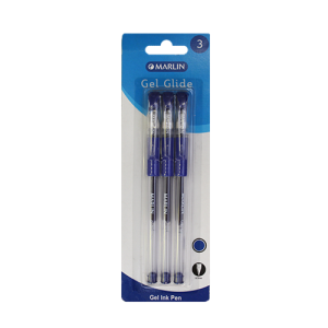 Marlin Gel Glide Gel Ink Pens Blue