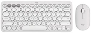 Logitech Pebble 2 Keyboard & Mouse Combo - White