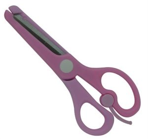DLOffice Kiddies Multi Use Blunt Nose Plastic Scissors Pink