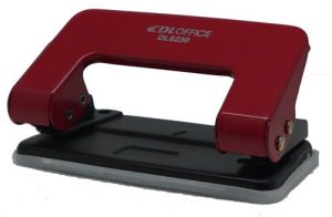 DLOffice Student Metal 2 Hole Punch Red