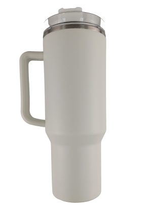 Casey Copo Termico Stainless Steel White 500ml Mug With Lid