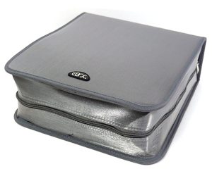 Ebox 240pcs Cd Holder Sparkling Grey