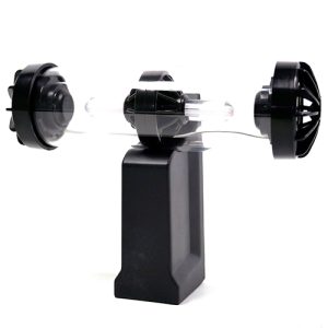 UniQue Transparent Tube Blue LED Light Stereo Speaker