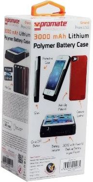 Promate Black Grand iPhone 5 Apple MFI Certified Leather case