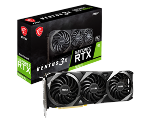 MSI Nvidia GeForce RTX 3060 TI Ventus 3X 8G OC LHR Graphics