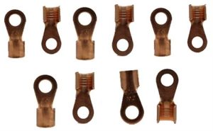 Solarix Non Insulated Copper Cable Battery Lug 25 x 8mm