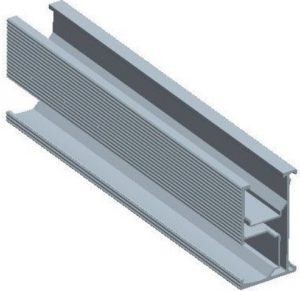 Solarix 4.3m D Rail For Solar Panel Mounting