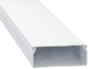Solarix PVC Trunking 3 Metre 100mm X 40mm White