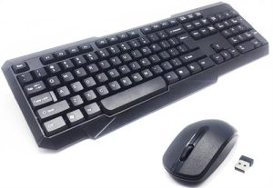 UniQue Wireless USB 104 Keys Standard US Layout Keyboard & Mouse Combo