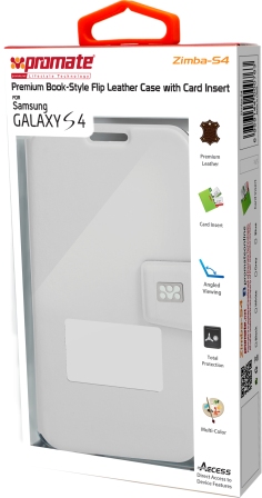 Promate Zimba-S4 Samsung Flip-Cover Grey
