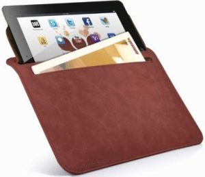 Promate Brown iSleeve.2 iPad premium protective case