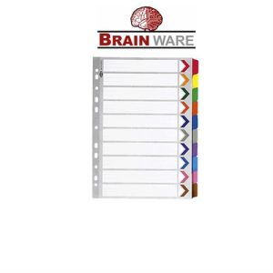 Brainware A4 Board Dividers Tab 1
