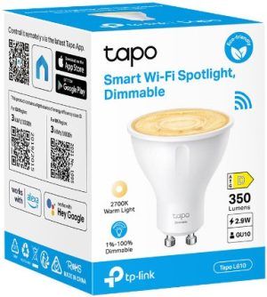 TP-Link Tapo L610 Smart Wi-Fi Dimmable Spotlight Bulb