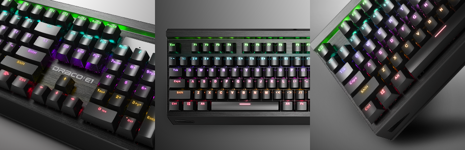 KWG Draco E1 Mechanical Neon Light Keyboard