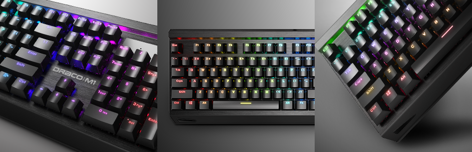 KWG Draco M1 Mechanical RGB Light Keyboard