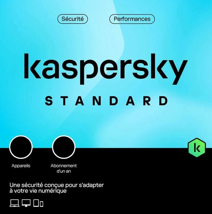 Kaspersky 5 Devices Standard Internet Security Software