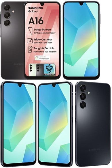 Samsung Galaxy A16 LTE 4GB 128GB Dual Sim Smartphone Black Samsung Galaxy A16 LTE 4GB 128GB Dual Sim Smartphone Black
