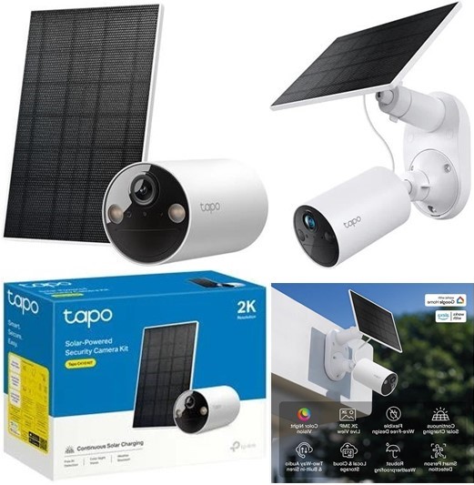 TP-LINK Tapo Solar-Powered Security Camera Kit