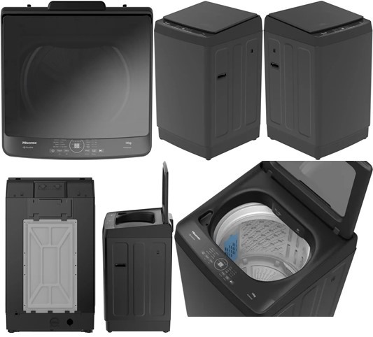 Hisense 14Kg Premium Black Top Loader