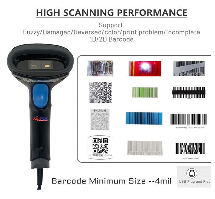 Postron 2D High HD Barcode Scanner