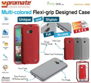 Promate Akton M8 Flexi Grip Multi Colored Case