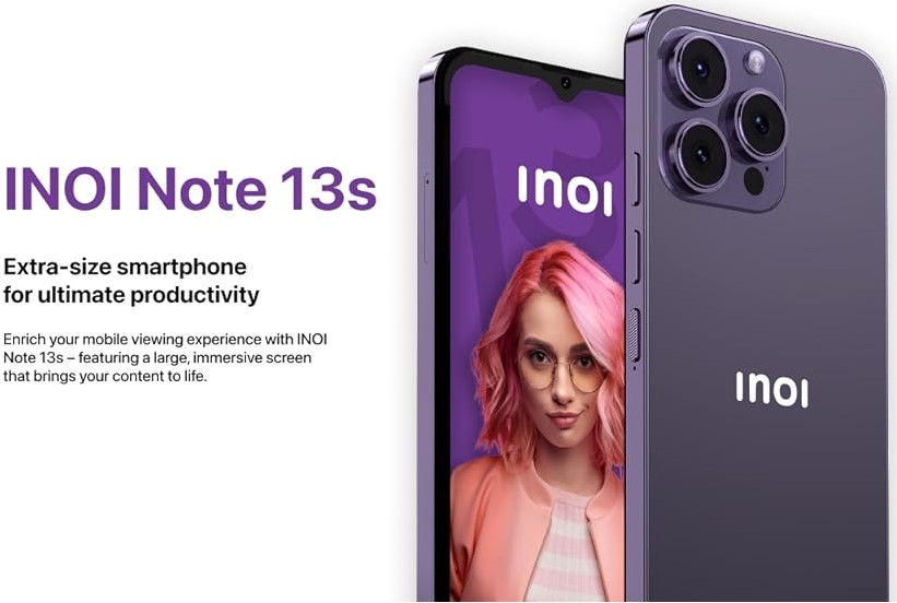 INOI Note 13s Octacore 128GB Storage 4GB Memory Android Smart Phone