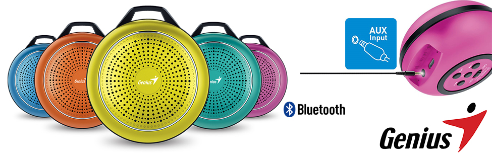 Genius Magenta M2 Plus Portable Bluetooth Speaker