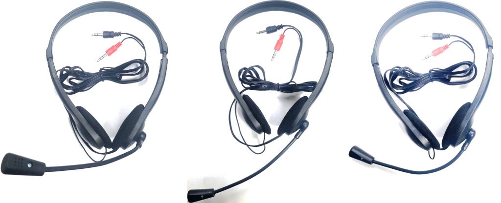 Unique Stereo HeadPhone with Microphone Black colour